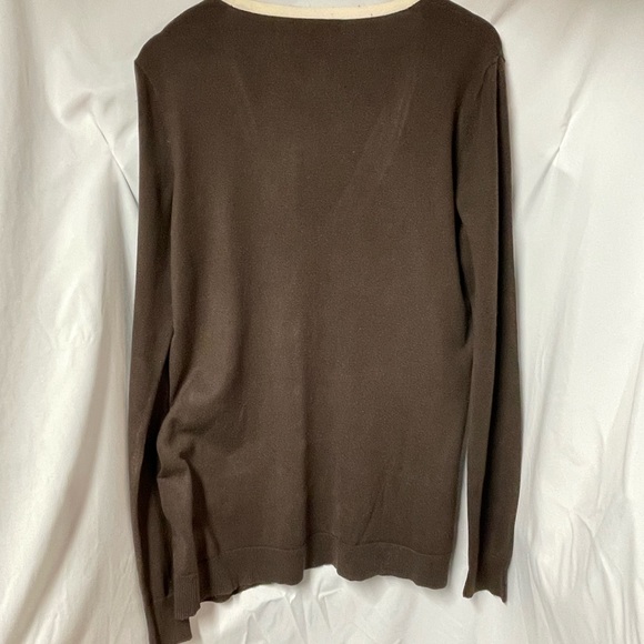 Lauren Ralph Lauren 2-Piece V-Neck Sweater Set - Cardigan and Shell - Picture 2 of 8